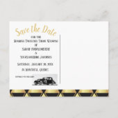 Roaring Twenties Sla de datum op Aankondigingskaart (Achterkant)