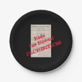 Roaring Twenties Speakeasy Prohibition Hooch Papieren Bordje (Voorkant)