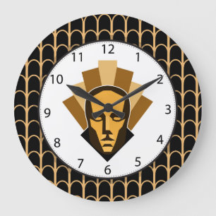 Roaring Twenties Stijlbeeld Crest uit 1920 Grote Klok