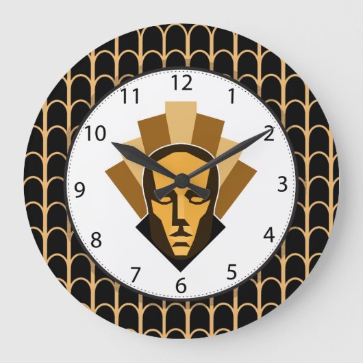 Roaring Twenties Stijlbeeld Crest uit 1920 Grote Klok (Voorkant)