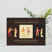 Roaring Twenties Uitnodigingen (Staand voorkant)