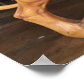 Roaring van leeuwenkruid/dierlijk paard poster (Hoek)