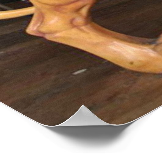 Roaring van leeuwenkruid/dierlijk paard poster (Hoek)