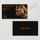 Roaring Visitekaartje tijger (Voorkant / Achterkant)