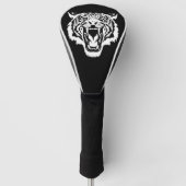 Roaring White Tiger Golfheadcover (Voorkant)