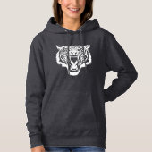 Roaring White Tiger Hoodie (Voorkant)