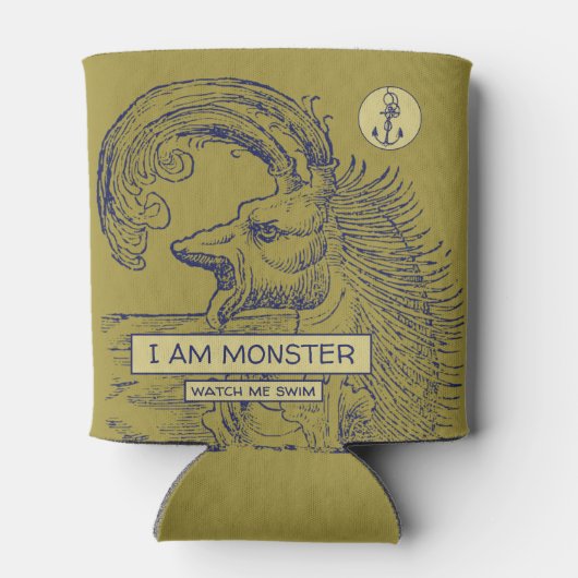 Roaring Zee Monsters zijn een echte Koelbox Blikjeskoeler (Achterkant)