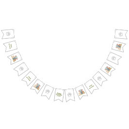 Roaring Zoo Verjaardag Bunting Flags Vlaggetjes