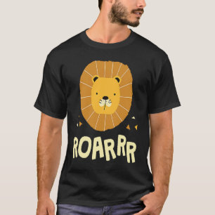 Roarrr Ik Leeuw Meisje Jongens Tijger Kat Dierenvr T-shirt