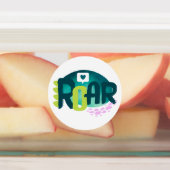 Roarsome 2e Meisjes Verjaardagsfeest Labels (Aangebracht)