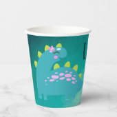 Roarsome 2e Meisjes Verjaardagsfeestbeker Papieren Bekers (Voorkant)