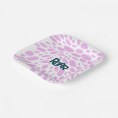 Roarsome 2e Meisjes Verjaardagsfeestje borden Papieren Bordje (Gebogen)