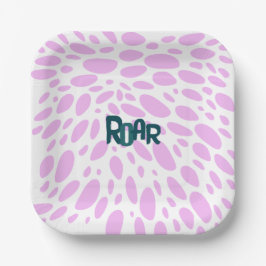 Roarsome 2e Meisjes Verjaardagsfeestje borden Papieren Bordje