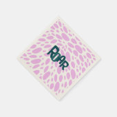 Roarsome 2e Meisjes Verjaardagsfeestje Papier Serv Servet (Hoek)