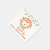 Roarsome Birthday Napkins Servet (Hoek)