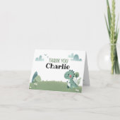 Roarsome Dino Birthday – Bedankkaart (Voorkant)