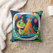 Roarsome Dino Throw Pillow Kussen (Deken)