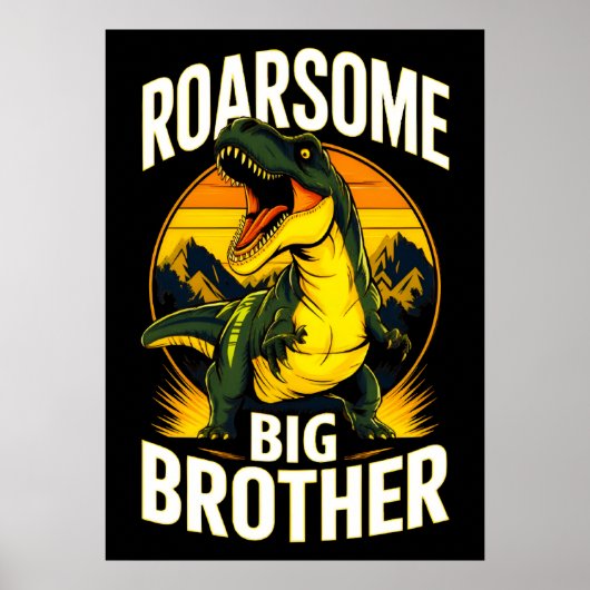 Roarsome Dinosaur Big Brother poster (Voorkant)