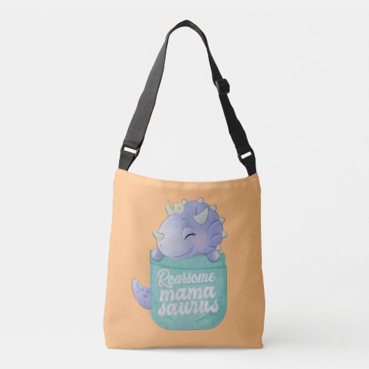 Roarsome Mamasaurus Crossbody Tas (Voorkant)