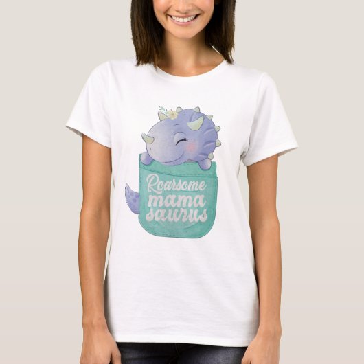 Roarsome Mamasaurus T-shirt (Voorkant)