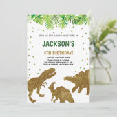 Roarsome Prehistorische Partij Kaart (Staand voorkant)