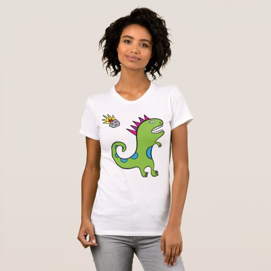 Roary the T-Rex - Dames T-Shirt (Voorkant volledig)