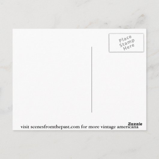  roast beef Advertisement New York Briefkaart (Achterkant)