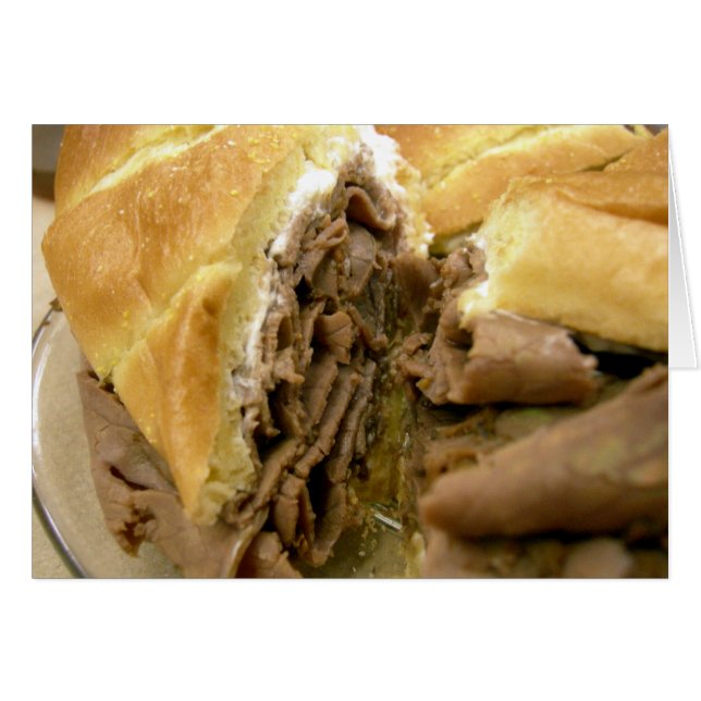 Roast beef sandwich met crèmegeit (Voorkant Horizontaal)