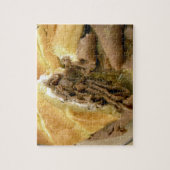 Roast beef sandwich met crèmegeit legpuzzel (Verticaal)