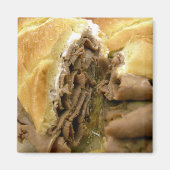 Roast beef sandwich met crèmegeit magneet (Voorkant)