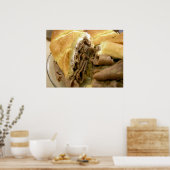 Roast beef sandwich met crèmegeit poster (Keuken)