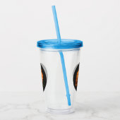 Roast cartoon illustratie acryl drinkbeker (Links)