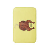 Roast cartoon illustratie badmat (Voorkant Verticaal)