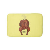 Roast cartoon illustratie badmat (Voorkant)