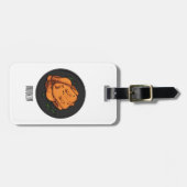 Roast cartoon illustratie bagagelabel (Voorkant horizontaal)