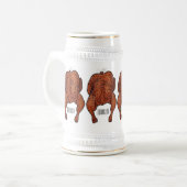 Roast cartoon illustratie bierpul (Voorkant links)