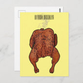 Roast cartoon illustratie briefkaart (Voorkant / Achterkant)