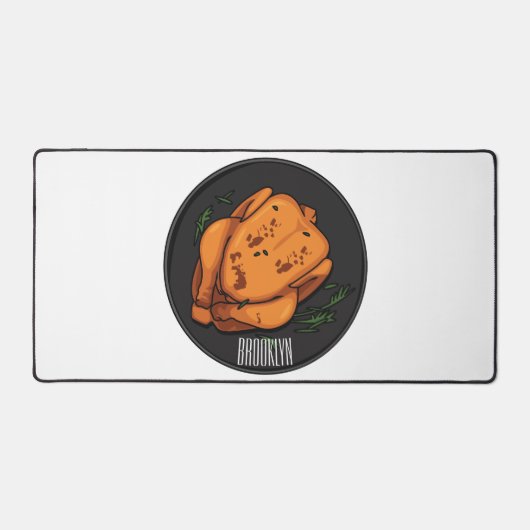 Roast cartoon illustratie bureaumat (Voorkant)