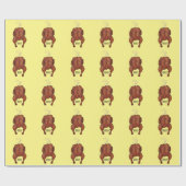 Roast cartoon illustratie cadeaupapier (Vlak)