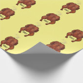 Roast cartoon illustratie cadeaupapier (Hoek)