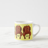 Roast cartoon illustratie espresso kop (Rechts)