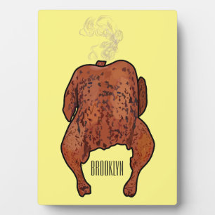 Roast cartoon illustratie fotoplaat