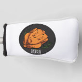 Roast cartoon illustratie golfheadcover (Voorkant)
