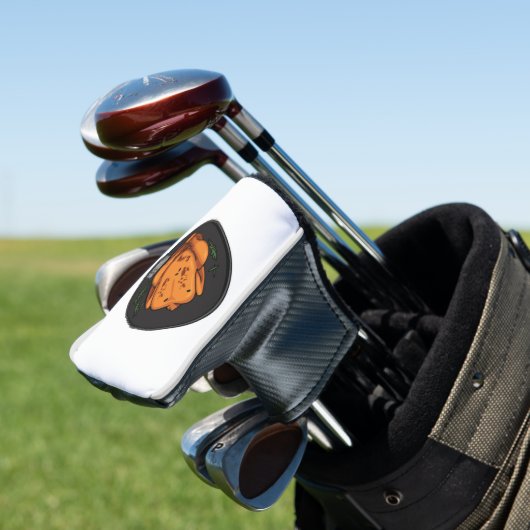 Roast cartoon illustratie golfheadcover (Insitu)