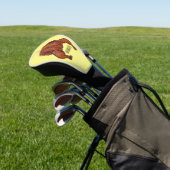 Roast cartoon illustratie golfheadcover (Insitu)