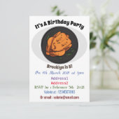 Roast cartoon illustratie kaart (Staand voorkant)