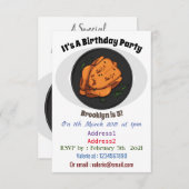 Roast cartoon illustratie kaart (Voorkant / Achterkant)