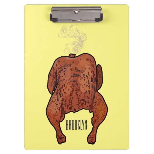 Roast cartoon illustratie klembord (Voorkant)
