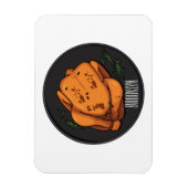 Roast cartoon illustratie magneet (Verticaal)
