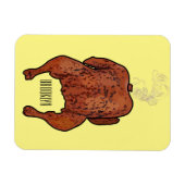 Roast cartoon illustratie magneet (Horizontaal)